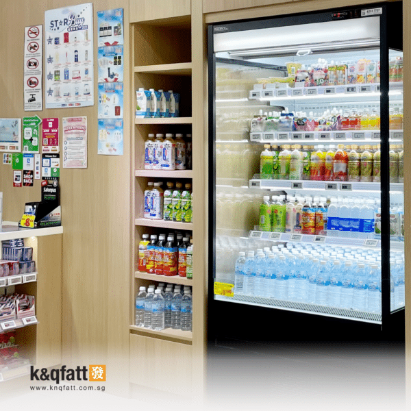 Open-case Display Fridge, Energy Efficient, 3-FT, Plug-in Type - Image 3