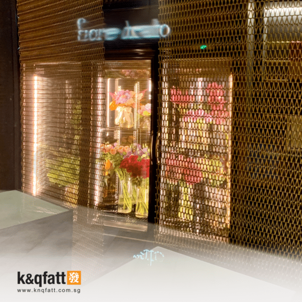 3-doors Floral Display Showcase, Energy Efficient Chiller, Black Frame - Image 3