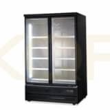 Bottom Mounted Glass Display Chiller ,2-Doors, Inverter
